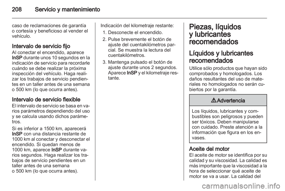 OPEL ZAFIRA 2011  Manual de Instrucciones (in Spanish) 