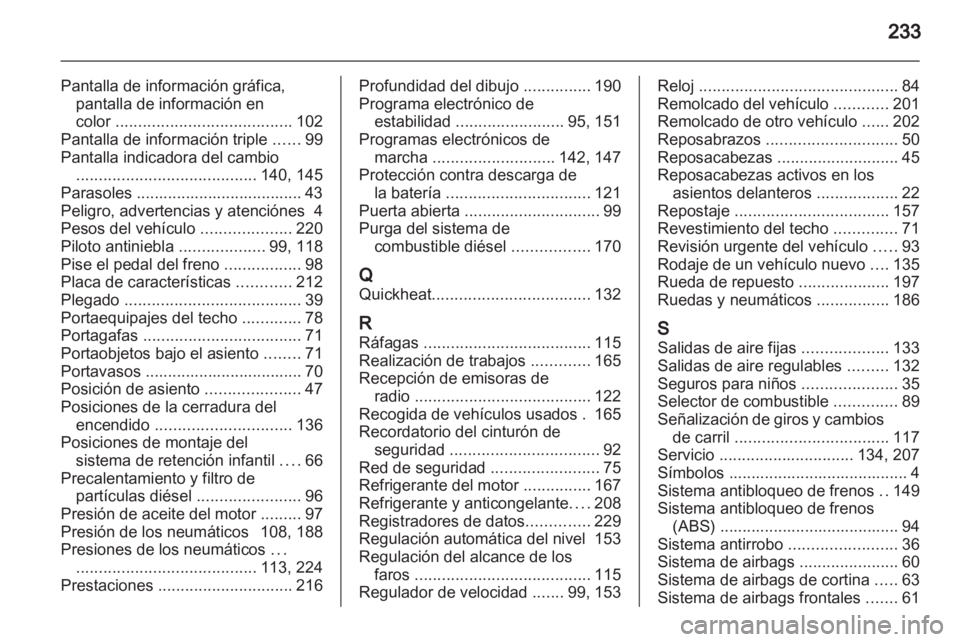 OPEL ZAFIRA 2011  Manual de Instrucciones (in Spanish) 