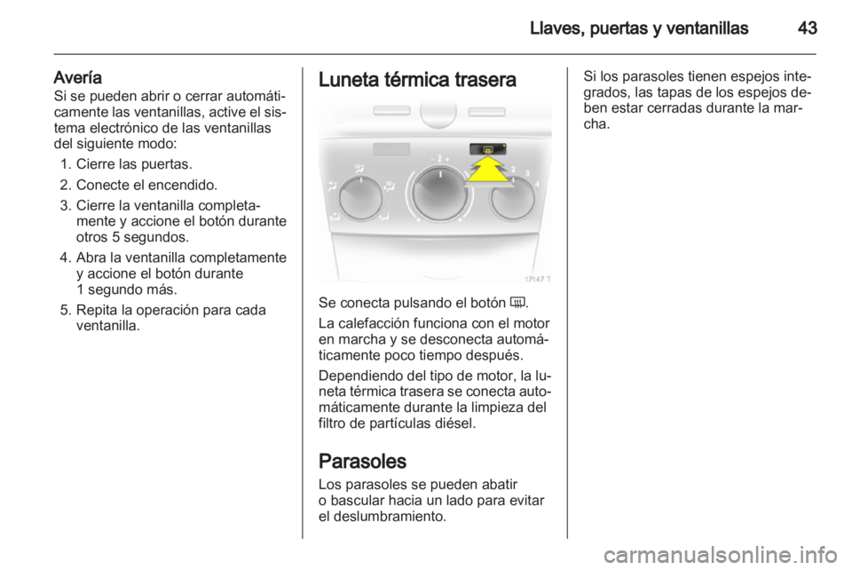 OPEL ZAFIRA 2011  Manual de Instrucciones (in Spanish) 