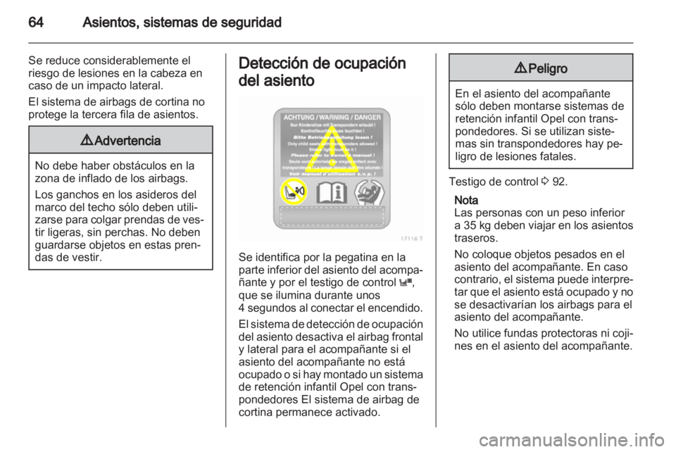 OPEL ZAFIRA 2011  Manual de Instrucciones (in Spanish) 