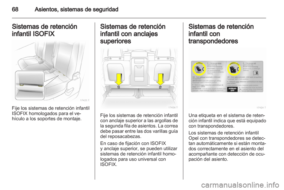 OPEL ZAFIRA 2011  Manual de Instrucciones (in Spanish) 