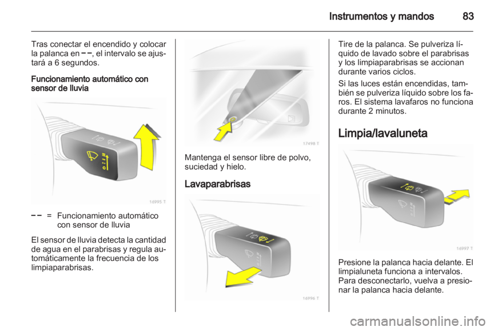 OPEL ZAFIRA 2011  Manual de Instrucciones (in Spanish) 