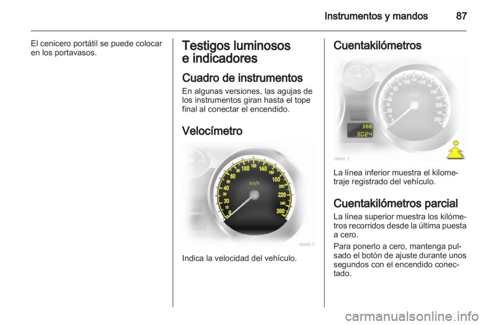 OPEL ZAFIRA 2011  Manual de Instrucciones (in Spanish) 