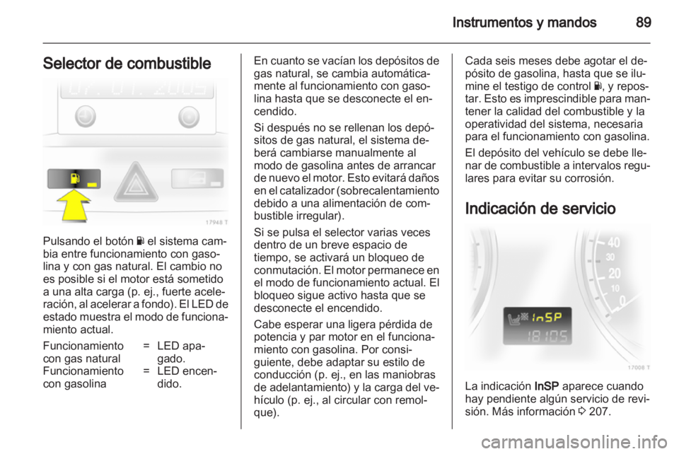 OPEL ZAFIRA 2011  Manual de Instrucciones (in Spanish) 
