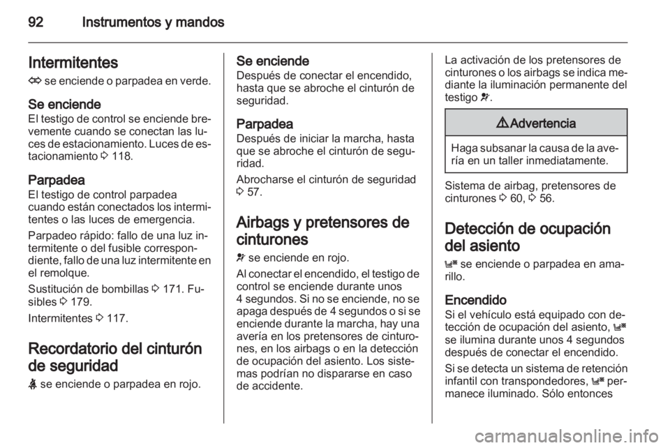 OPEL ZAFIRA 2011  Manual de Instrucciones (in Spanish) 