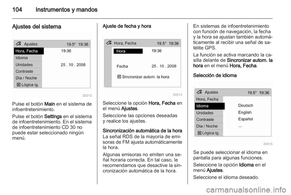 OPEL ZAFIRA 2011.5  Manual de Instrucciones (in Spanish) 
