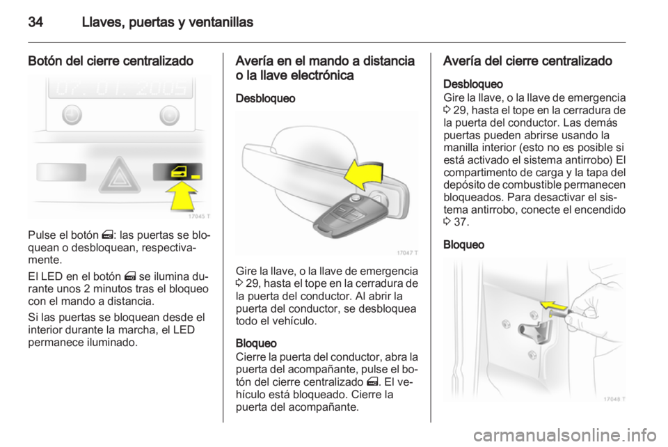 OPEL ZAFIRA 2011.5  Manual de Instrucciones (in Spanish) 