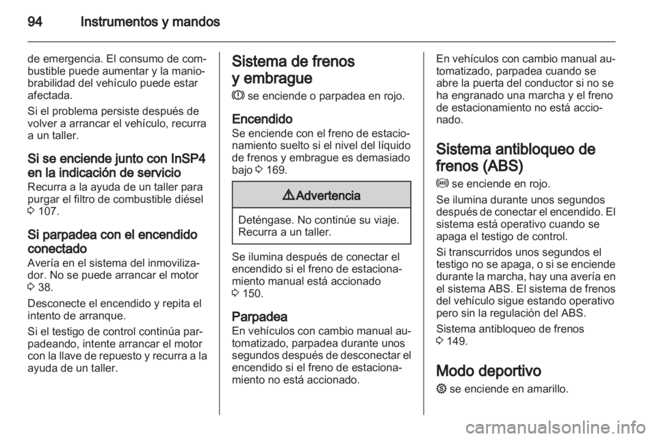 OPEL ZAFIRA 2011.5  Manual de Instrucciones (in Spanish) 
