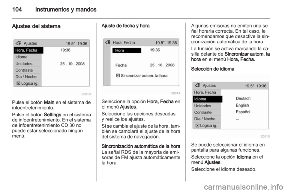 OPEL ZAFIRA 2012  Manual de Instrucciones (in Spanish) 