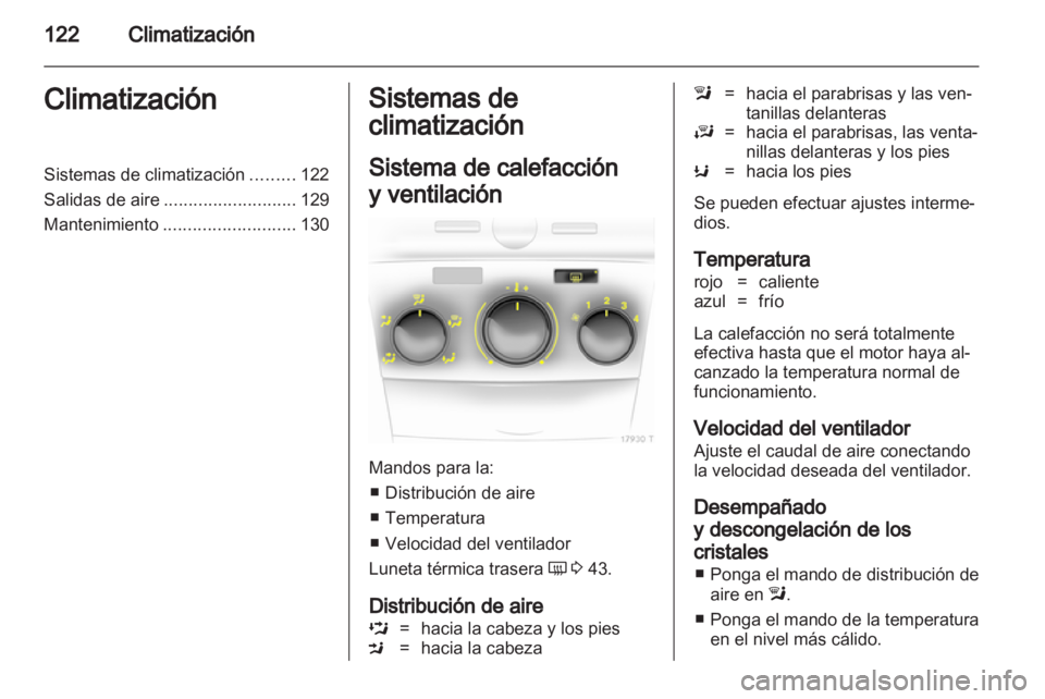 OPEL ZAFIRA 2012  Manual de Instrucciones (in Spanish) 