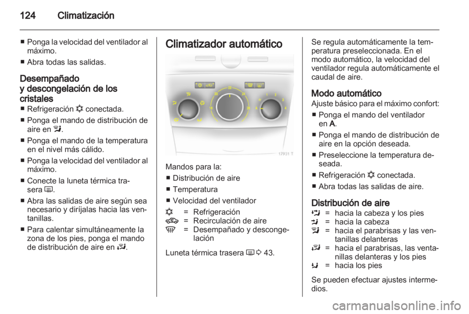 OPEL ZAFIRA 2012  Manual de Instrucciones (in Spanish) 