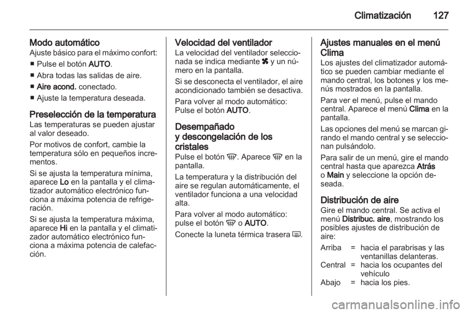 OPEL ZAFIRA 2012  Manual de Instrucciones (in Spanish) 