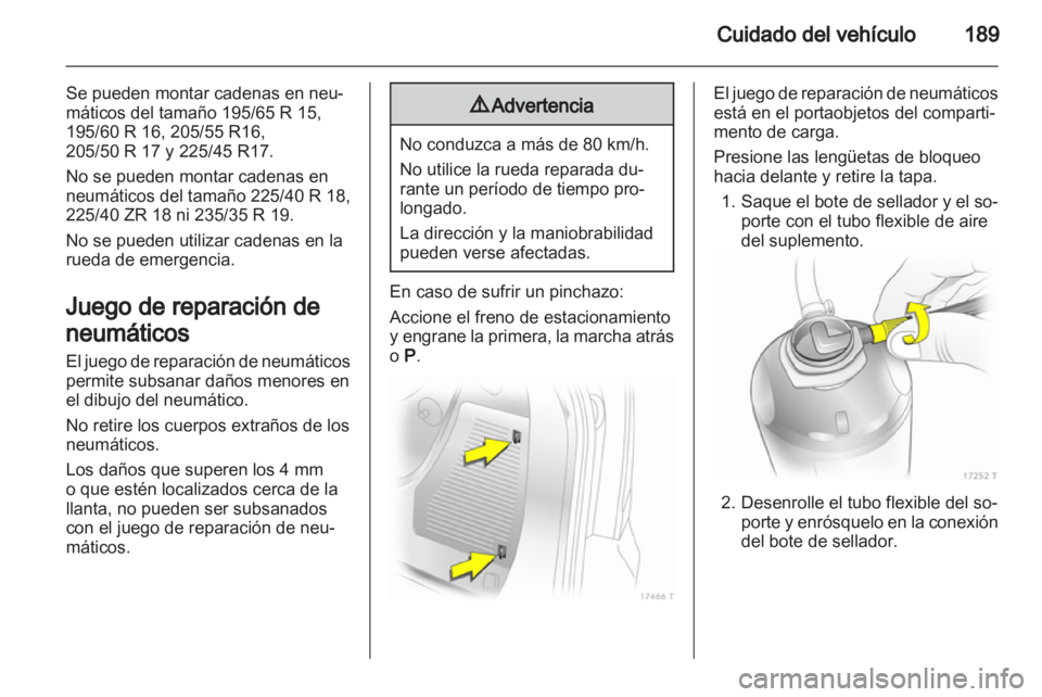 OPEL ZAFIRA 2012  Manual de Instrucciones (in Spanish) 