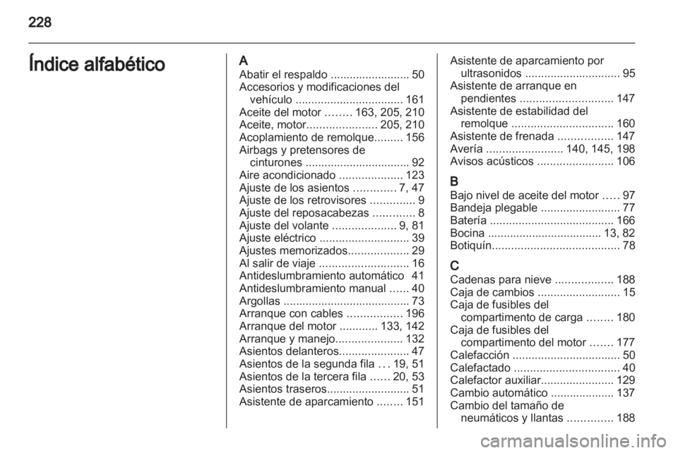 OPEL ZAFIRA 2012  Manual de Instrucciones (in Spanish) 