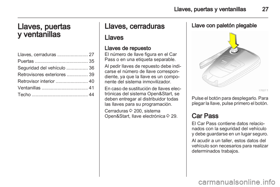OPEL ZAFIRA 2012  Manual de Instrucciones (in Spanish) 