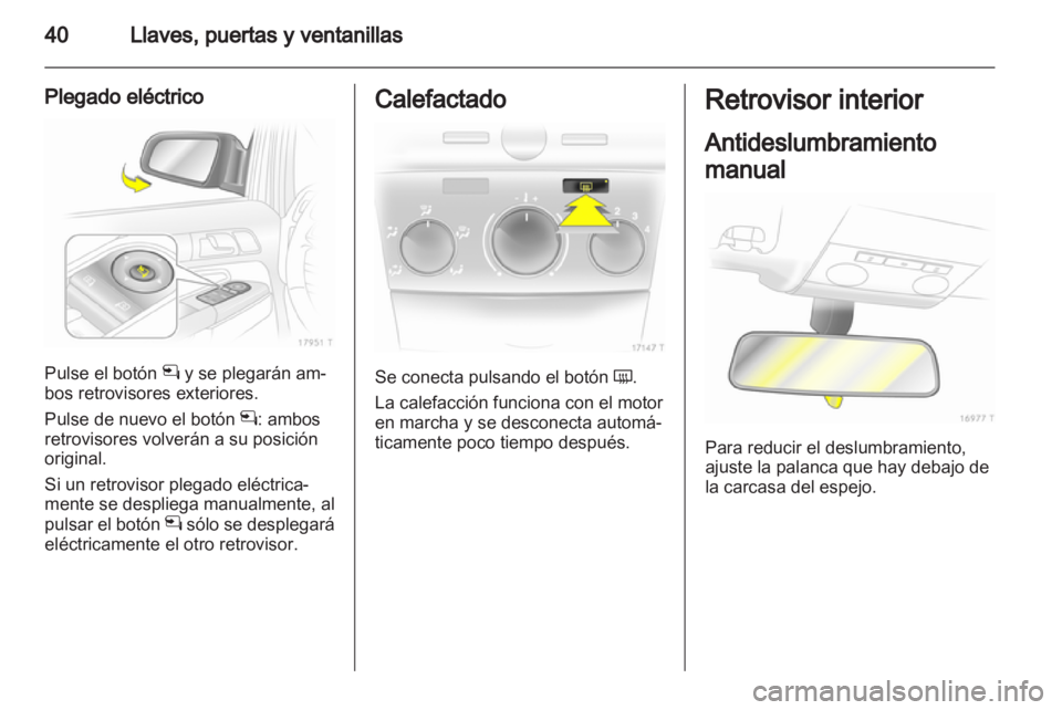 OPEL ZAFIRA 2012  Manual de Instrucciones (in Spanish) 
