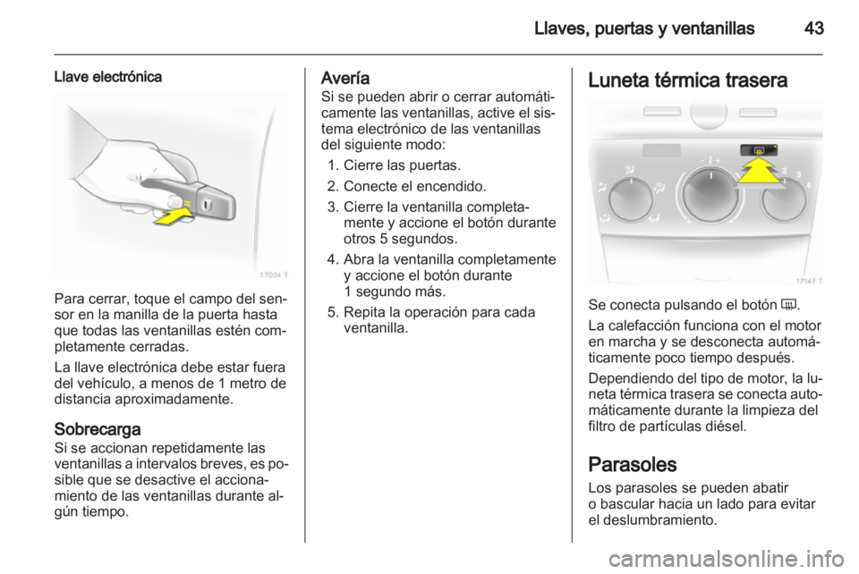 OPEL ZAFIRA 2012  Manual de Instrucciones (in Spanish) 