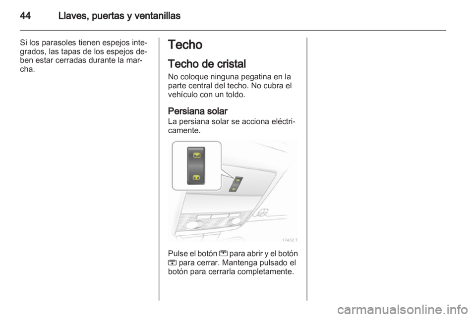 OPEL ZAFIRA 2012  Manual de Instrucciones (in Spanish) 