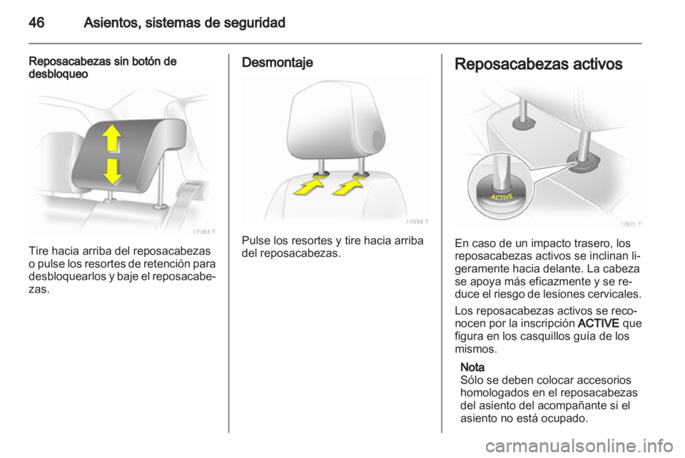 OPEL ZAFIRA 2012  Manual de Instrucciones (in Spanish) 