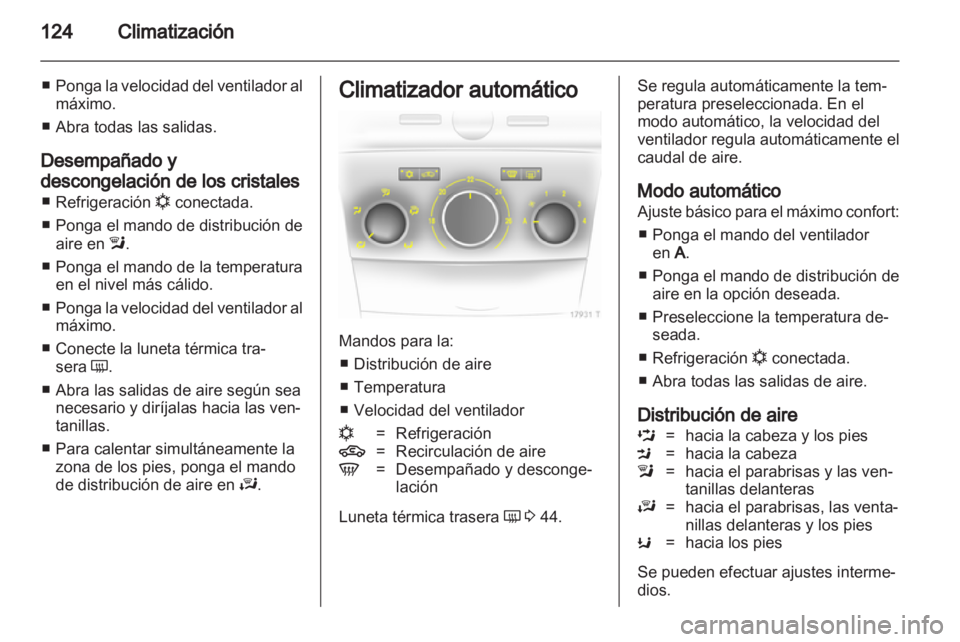 OPEL ZAFIRA 2013  Manual de Instrucciones (in Spanish) 
