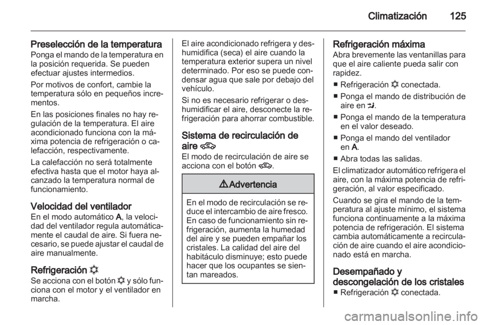 OPEL ZAFIRA 2013  Manual de Instrucciones (in Spanish) 