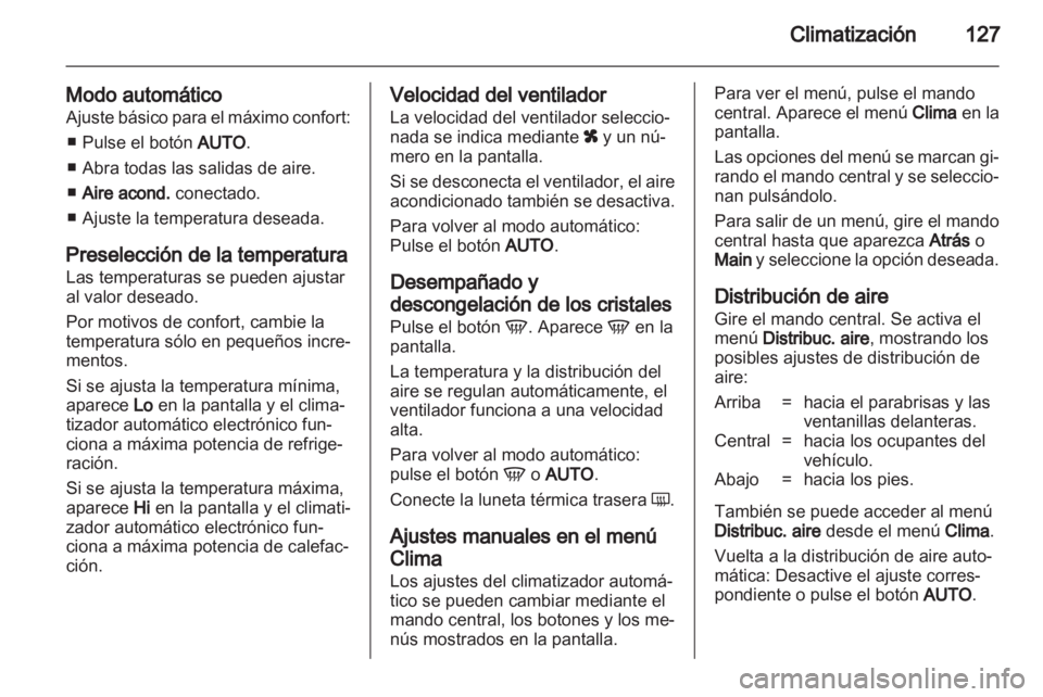 OPEL ZAFIRA 2013  Manual de Instrucciones (in Spanish) 