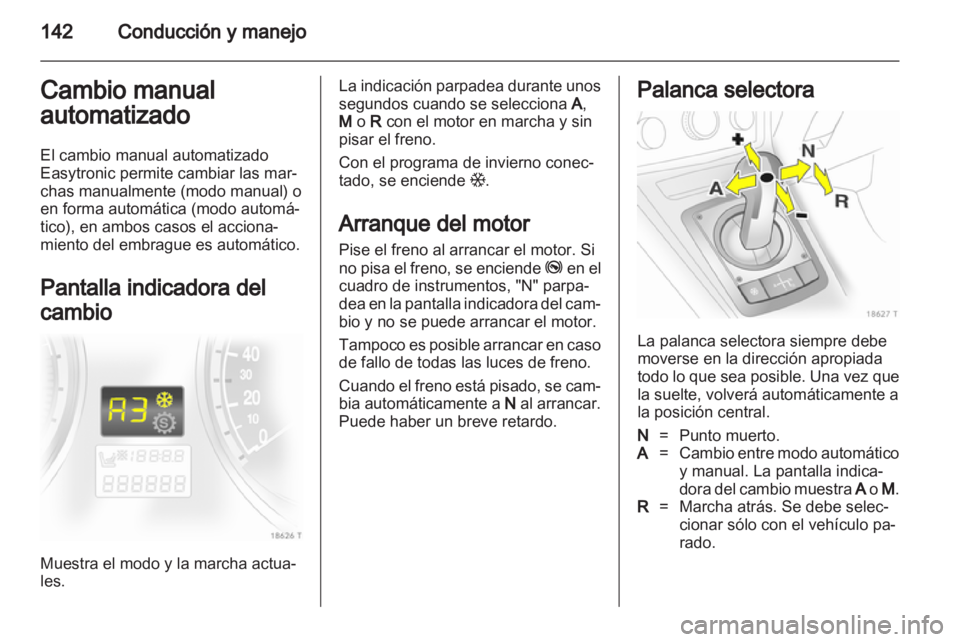 OPEL ZAFIRA 2013  Manual de Instrucciones (in Spanish) 