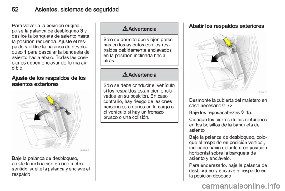 OPEL ZAFIRA 2013  Manual de Instrucciones (in Spanish) 
