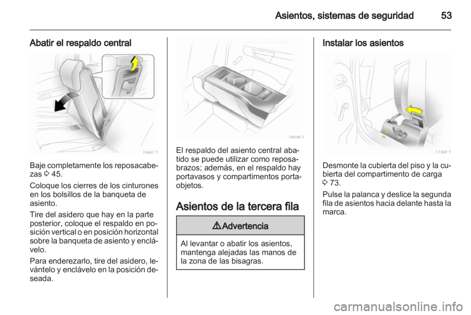 OPEL ZAFIRA 2013  Manual de Instrucciones (in Spanish) 