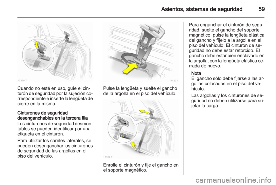 OPEL ZAFIRA 2013  Manual de Instrucciones (in Spanish) 