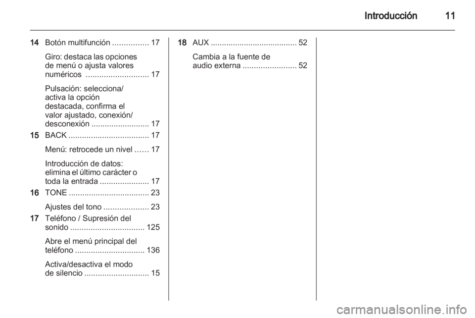 OPEL ZAFIRA C 2013  Manual de infoentretenimiento (in Spanish) 