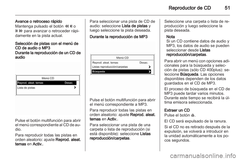 OPEL ZAFIRA C 2013  Manual de infoentretenimiento (in Spanish) 