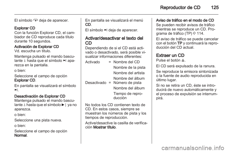 OPEL ZAFIRA B 2014  Manual de infoentretenimiento (in Spanish) 