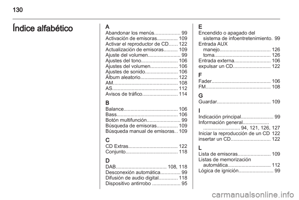 OPEL ZAFIRA B 2014  Manual de infoentretenimiento (in Spanish) 