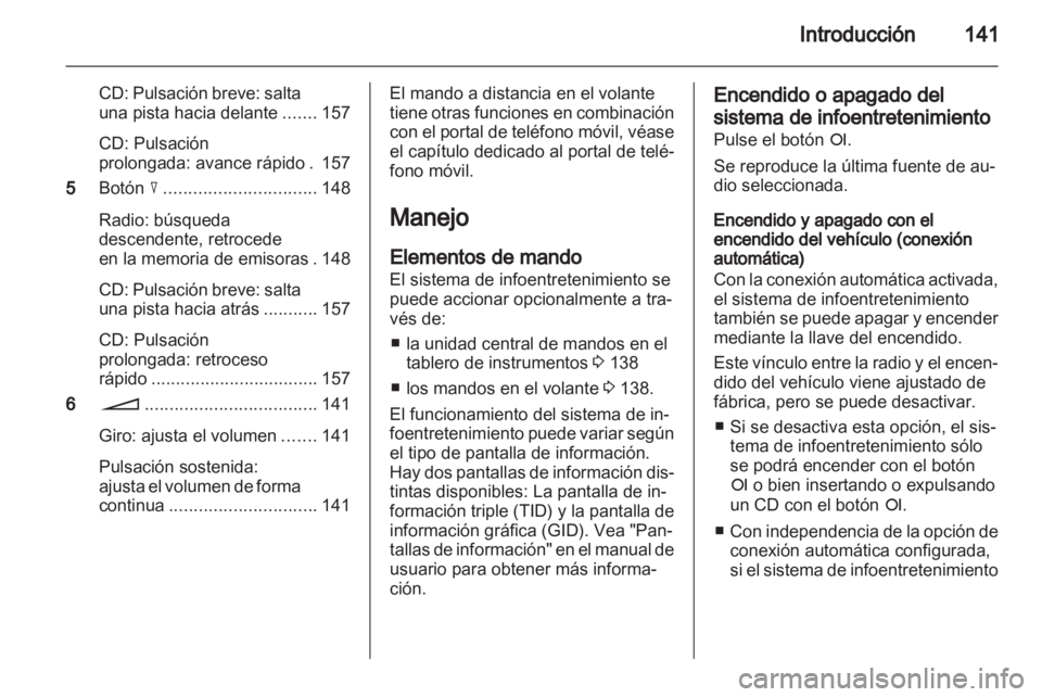 OPEL ZAFIRA B 2014  Manual de infoentretenimiento (in Spanish) 