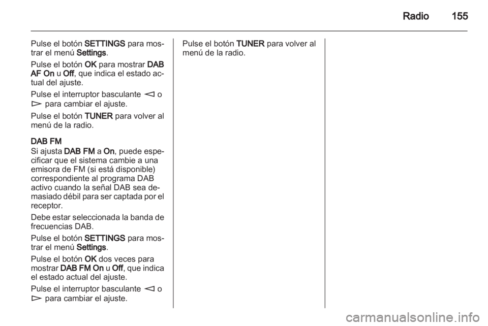 OPEL ZAFIRA B 2014  Manual de infoentretenimiento (in Spanish) 