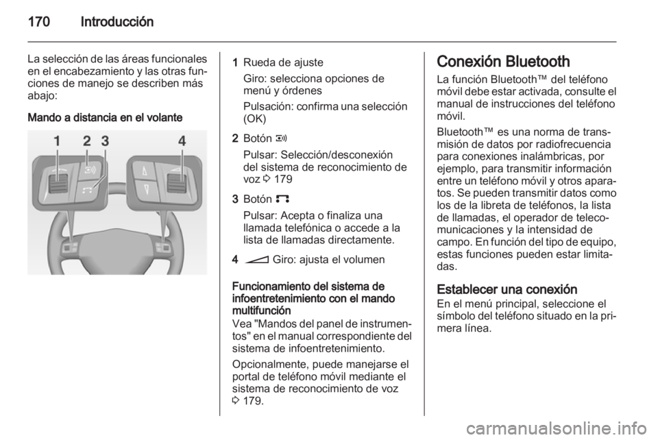 OPEL ZAFIRA B 2014  Manual de infoentretenimiento (in Spanish) 
