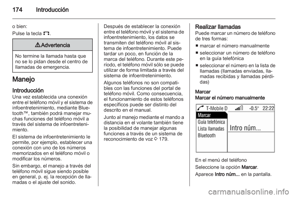 OPEL ZAFIRA B 2014  Manual de infoentretenimiento (in Spanish) 
