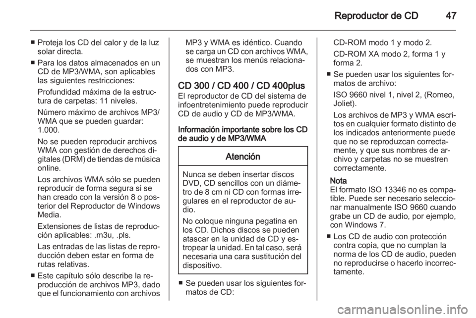 OPEL ZAFIRA C 2013.5  Manual de infoentretenimiento (in Spanish) 