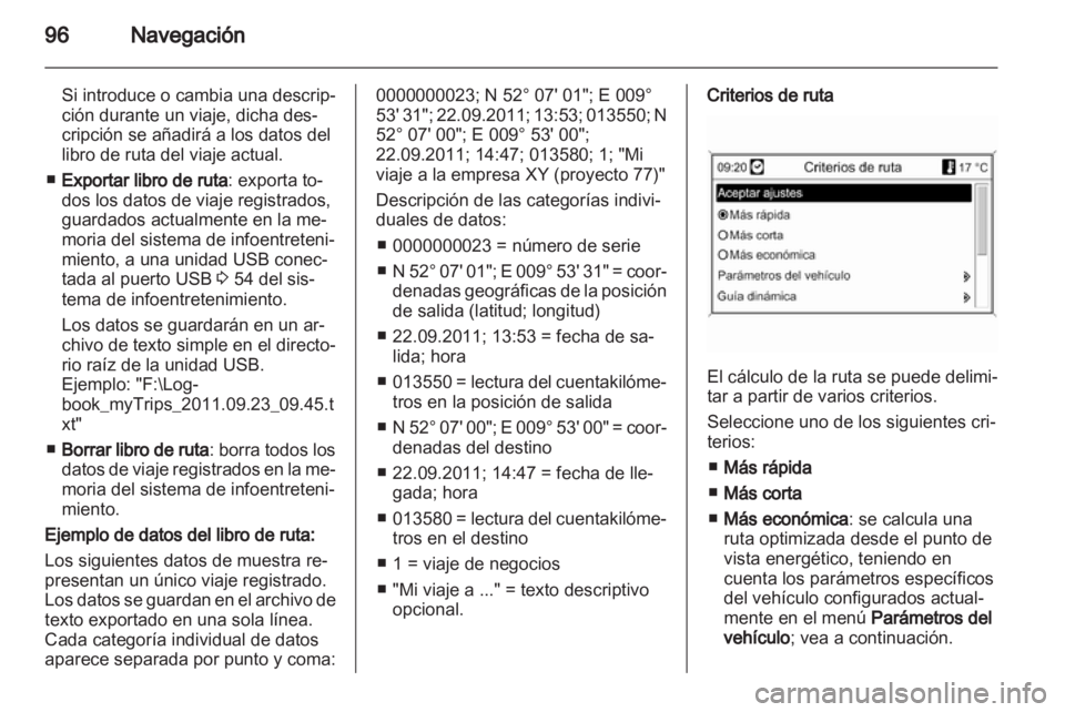 OPEL ZAFIRA C 2013.5  Manual de infoentretenimiento (in Spanish) 
