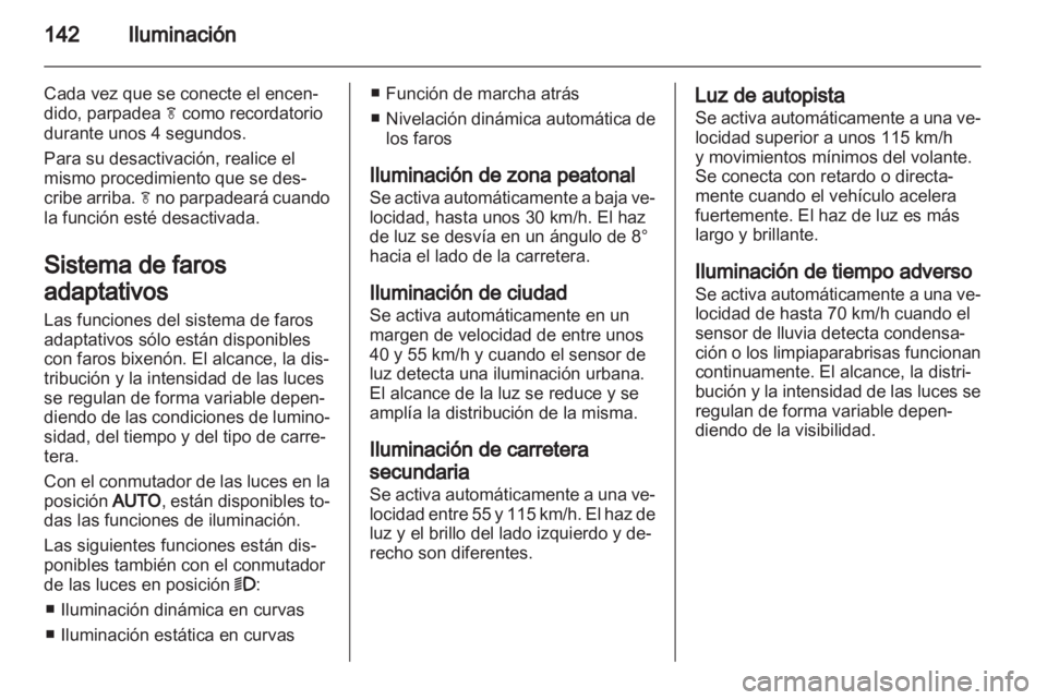 OPEL ZAFIRA TOURER 2012  Manual de Instrucciones (in Spanish) 