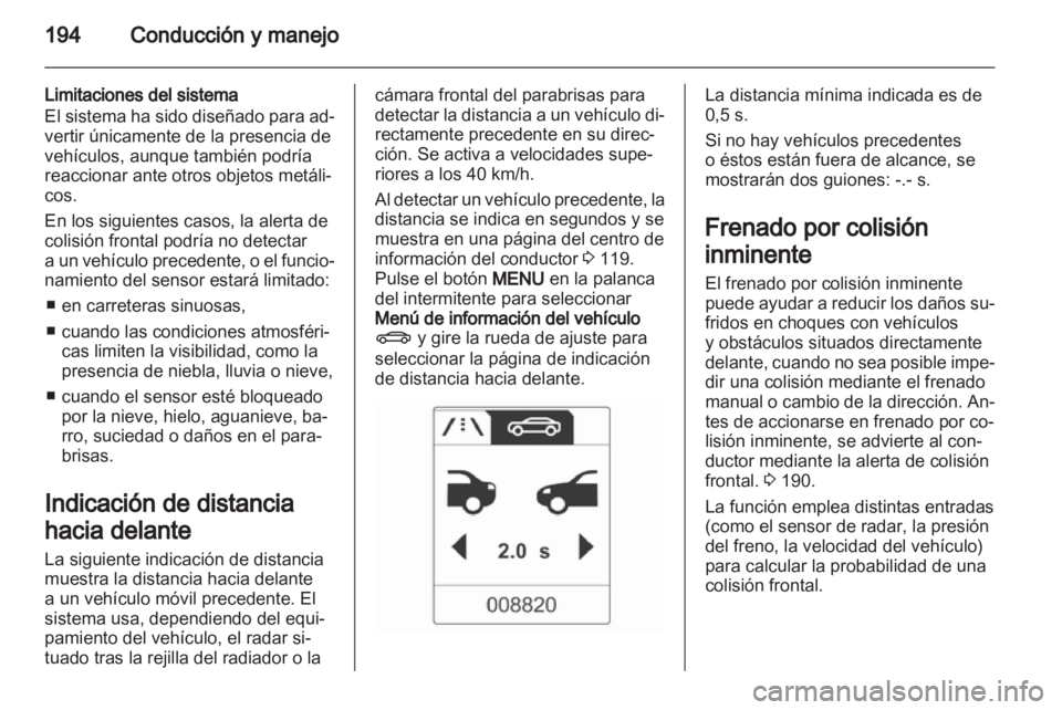 OPEL ZAFIRA TOURER 2012  Manual de Instrucciones (in Spanish) 