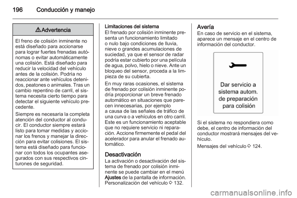 OPEL ZAFIRA TOURER 2012  Manual de Instrucciones (in Spanish) 