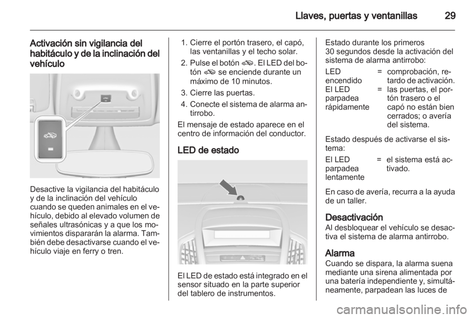 OPEL ZAFIRA TOURER 2012  Manual de Instrucciones (in Spanish) 