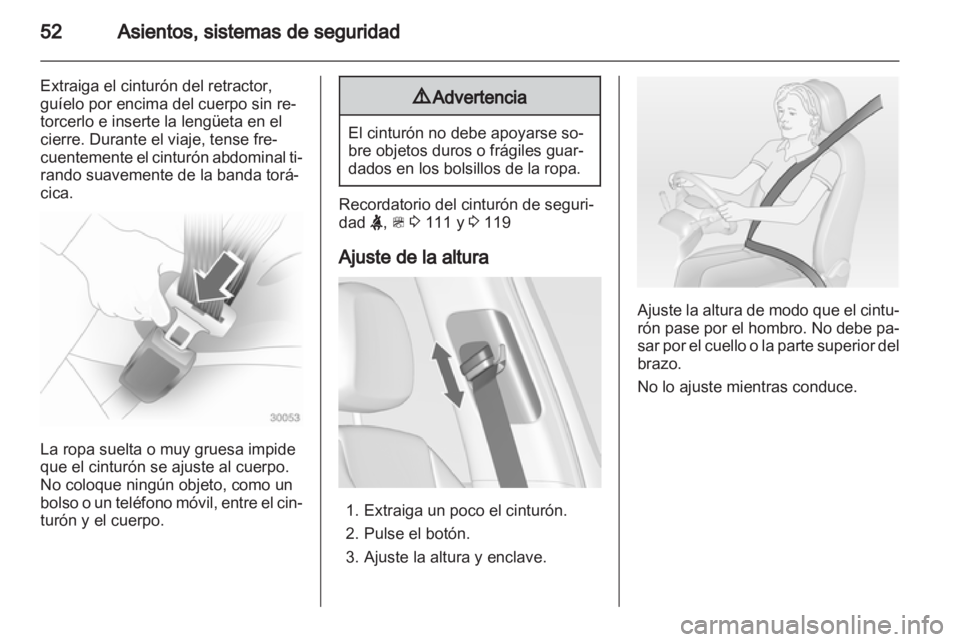 OPEL ZAFIRA TOURER 2012  Manual de Instrucciones (in Spanish) 