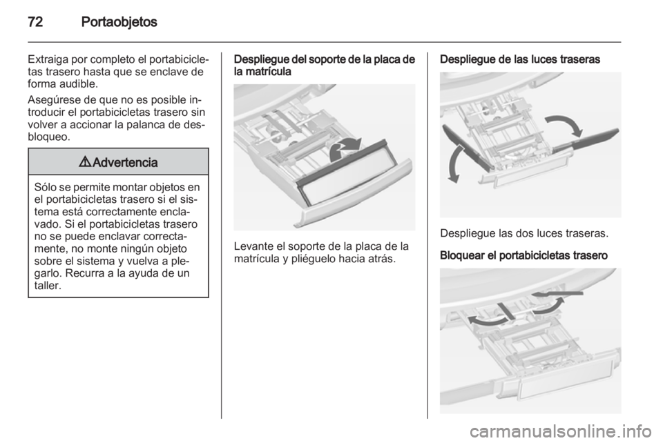 OPEL ZAFIRA TOURER 2012  Manual de Instrucciones (in Spanish) 