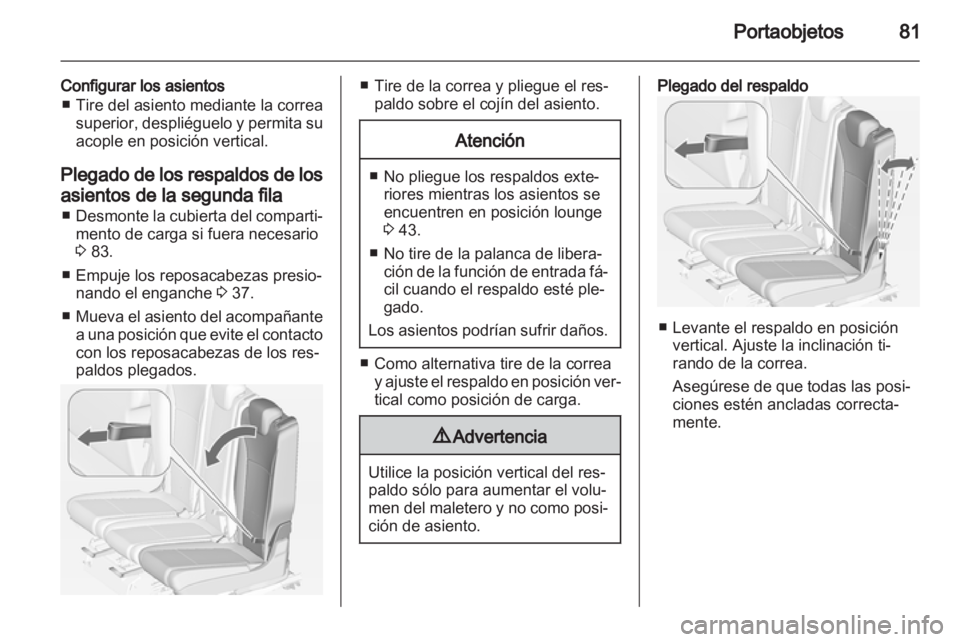 OPEL ZAFIRA TOURER 2012  Manual de Instrucciones (in Spanish) 