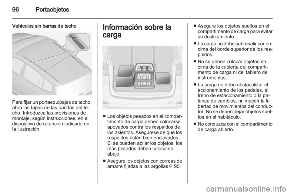 OPEL ZAFIRA TOURER 2012  Manual de Instrucciones (in Spanish) 