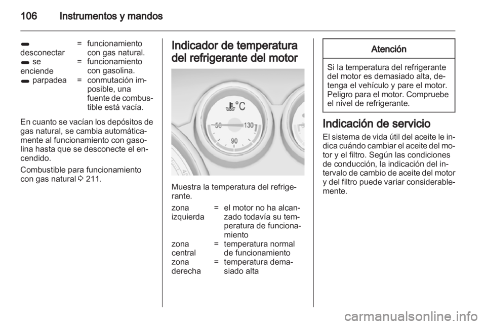 OPEL ZAFIRA TOURER 2012.5  Manual de Instrucciones (in Spanish) 
