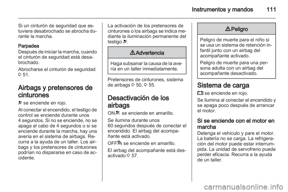 OPEL ZAFIRA TOURER 2012.5  Manual de Instrucciones (in Spanish) 
